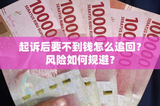 济南起诉后要不到钱怎么追回？风险如何规避？